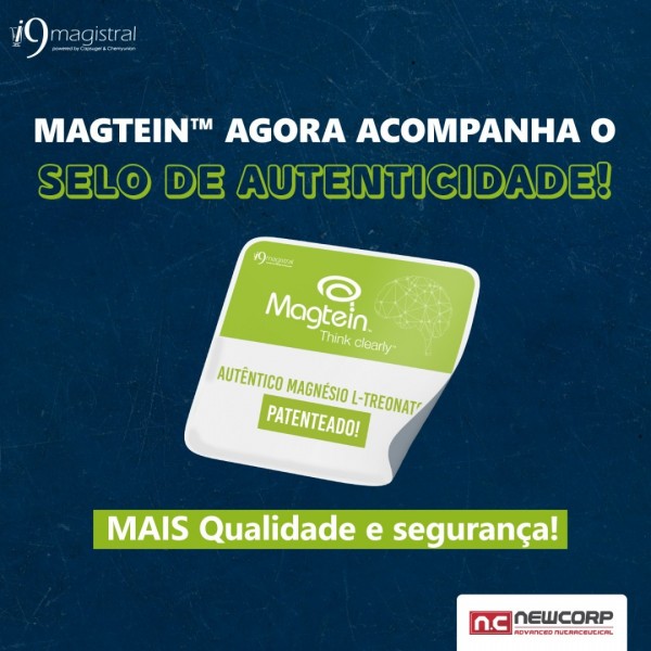Magtein ® ( Magnésio L-Treonato Patenteado) 500mg